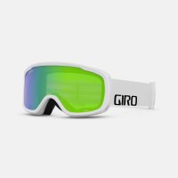 (image for) giro cuz goggles white wordmark loden green lens